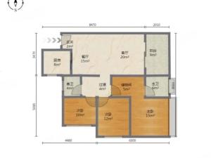 华发峰尚 3室2厅 86.34㎡ 毛坯珠海斗门区白蕉镇二手房图片