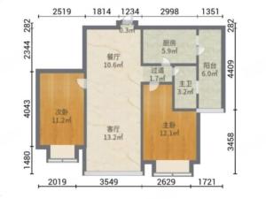 碧水岸 2室2厅 80.16㎡ 简装珠海斗门区井岸镇二手房图片