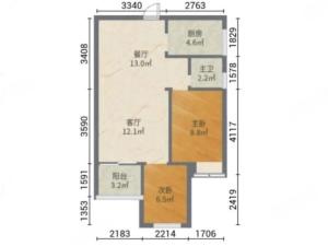 华发峰尚 2室2厅 60.19㎡ 精装珠海斗门区白蕉镇二手房图片