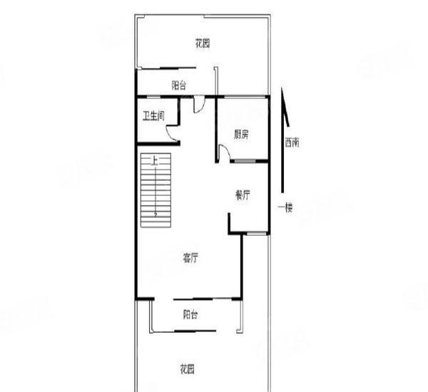 雅居乐凯珀湾畔小区3室2厅3卫户型图5