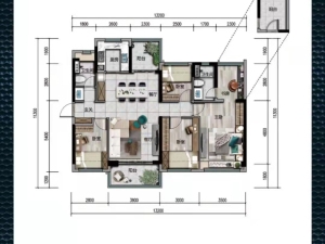 江门美的远洋云著新房楼盘户型图5