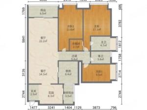 南湾国际 3室2厅 131.8㎡ 简装_珠海香洲区南湾二手房图片