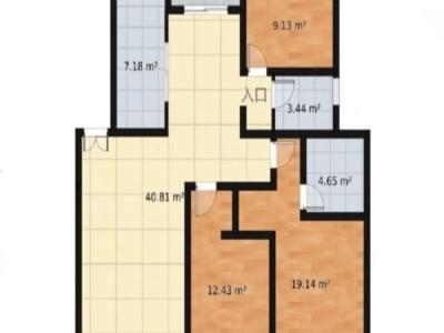 佳兆业广场小区1室1厅1卫户型图2