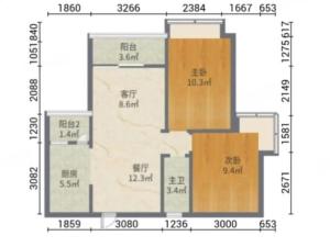碧水岸 2室2厅 71.01㎡ 精装珠海斗门区井岸镇二手房图片