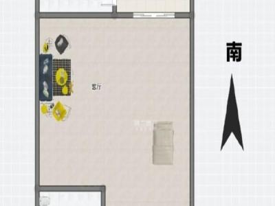 银领时代园小区1室0厅1卫户型图3