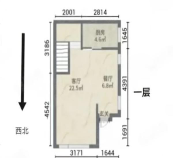 雅居乐凯珀湾畔小区3室2厅2卫户型图8