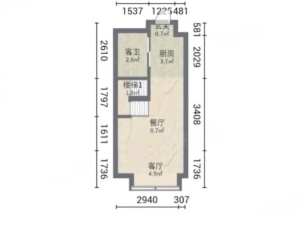 锦绣海湾城十一期 2室2厅 44.88㎡ 精装中山南朗街道南朗镇二手房图片