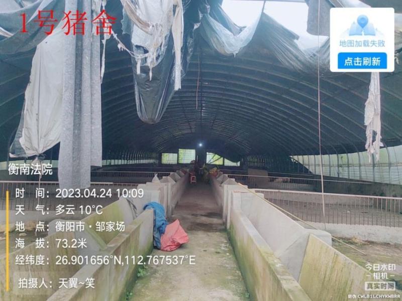 衡南县泉溪镇大基村砖头组与衡南县泉溪村三园村知明组交界处的养猪场上的贰座猪舍及其配套饲料房法拍房图片3