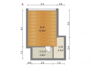 华发世纪城三期 1室2厅 55.4㎡ 精装珠海香洲区南湾二手房图片