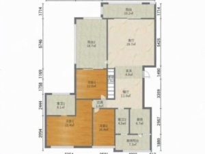 万科金域华庭二期 4室2厅 142.2㎡ 简装_惠州惠城区江北二手房图片